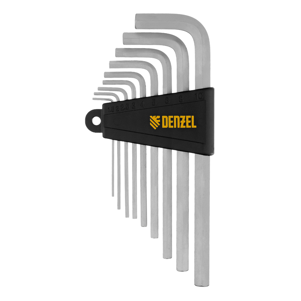 Набор инструментов, 1/2", 1/4", 3/8", CrV, S2, пластиковый кейс, 216 предметов Denzel