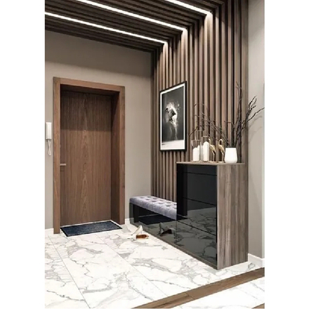 Интерьерная рейка МДФ STELLA Бриона Standart Дуб Винтаж 16*40*2700 мм