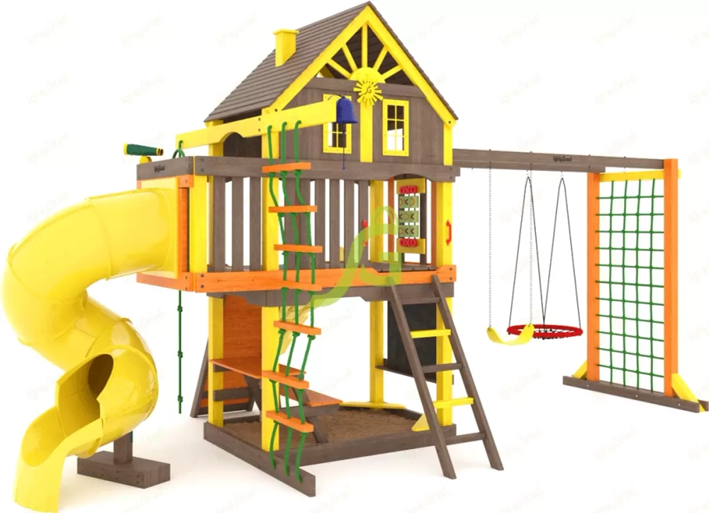 детская площадка домик