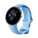 Умные часы Google Pixel Watch 2 Wi-Fi 41mm, Silver/Bay (Полированный серебристый корпус, ремешок голубого цвета)