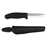 Нож Morakniv 711 углеродистая сталь, цвет черный/красный 11481