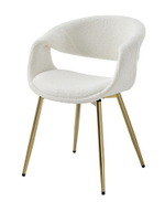 Стул JY1829Q-T белый IPD1859-1/золото