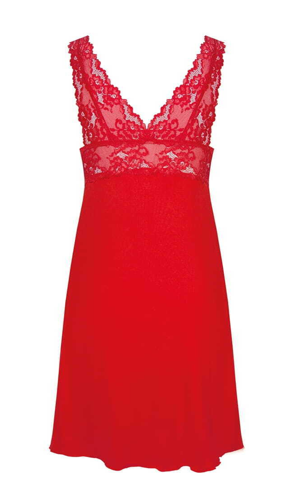 Соблазнительная сорочка Bona с кружевным лифом (Размер: XXXL) (Цвет: темно-синий)