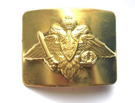 Бляха латунная на ремень Орел РА