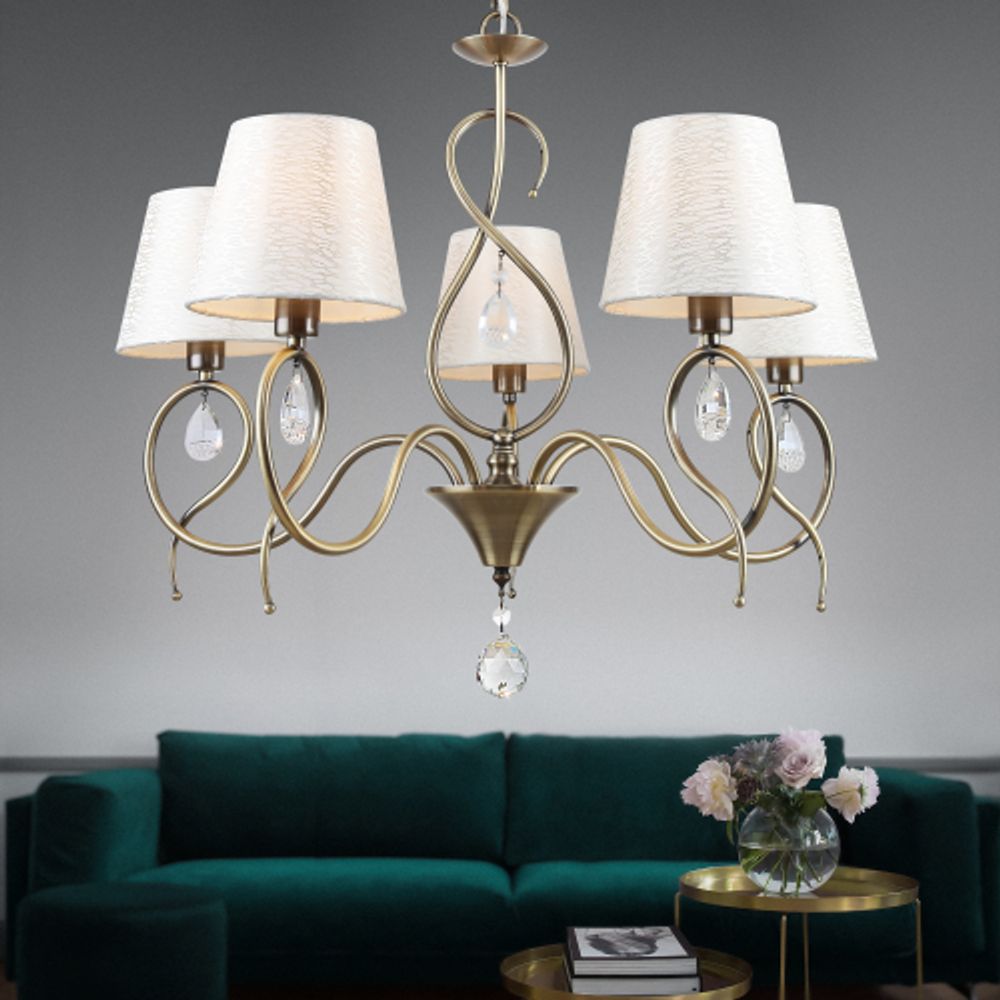 Люстра Rivoli   2067-305 5 х Е14 40 Вт классика