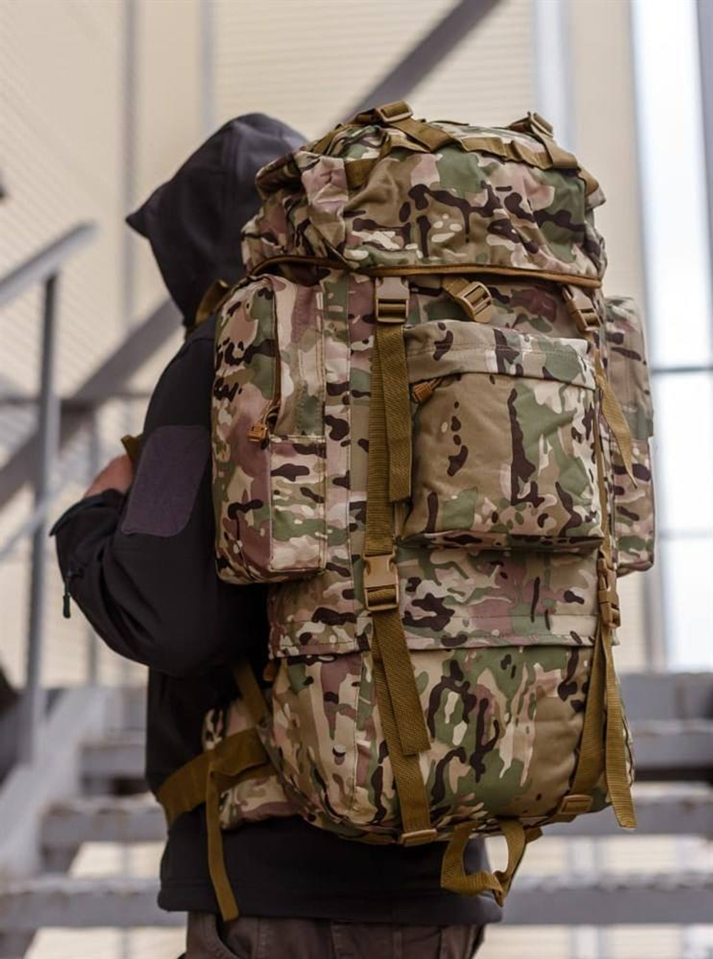 Тактический рюкзак 70л мультикам