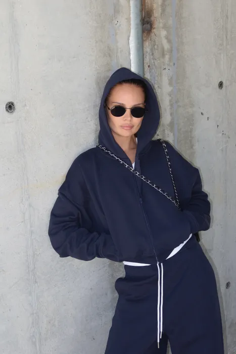 zip-худи, navy blue