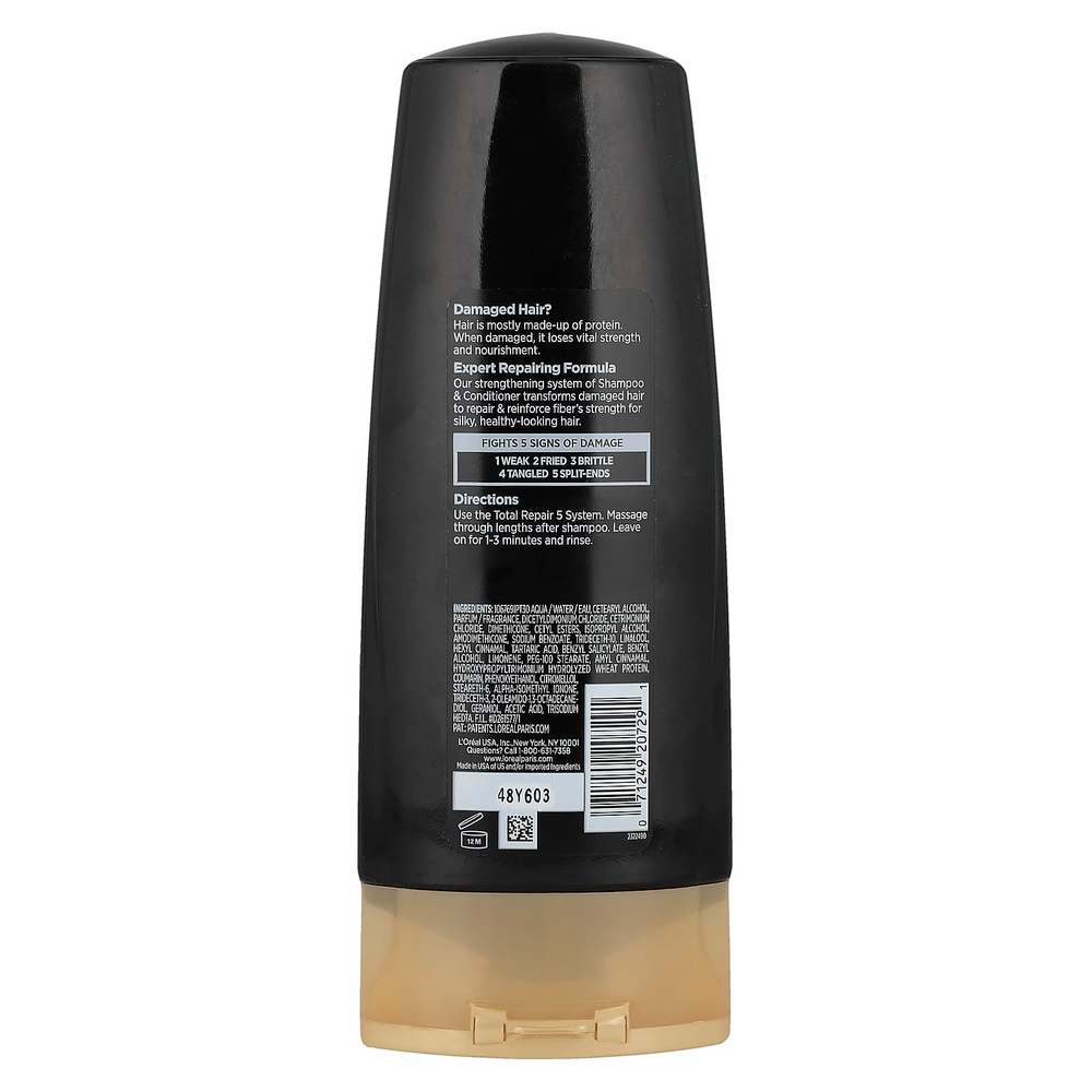 L'Oréal, Elvive, Total Repair 5, восстанавливающий кондиционер, для поврежденных волос, 375 мл (12,6 жидк. Унции)
