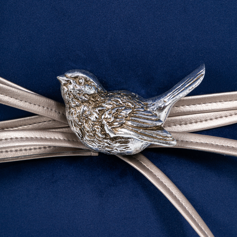 Банкетка Терра Эйри Confetti-Blue Античное серебро