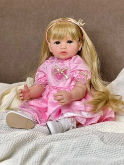 Кукла Реборн виниловая 55см в пакете (FA-272A)