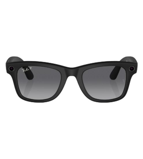 Умные очки Ray-Ban Meta Wayfarer RW4006 601/7150 Shiny Black G15 Green
