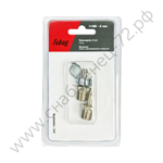 FUBAG Переходник 1/4 дюйма M на елочку 6мм с обжимным кольцом 9Х11мм, блистер 2шт