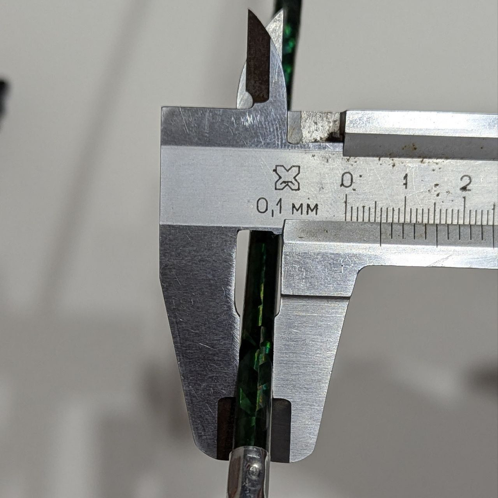 - - Трос сцепления 1000мм (с пружиной) зеленый