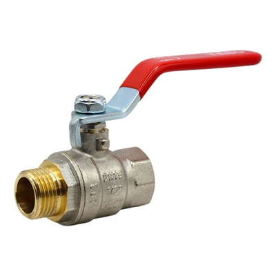 Кран шаровой TEBO 1/2" внутренняя/наружная (рычаг)