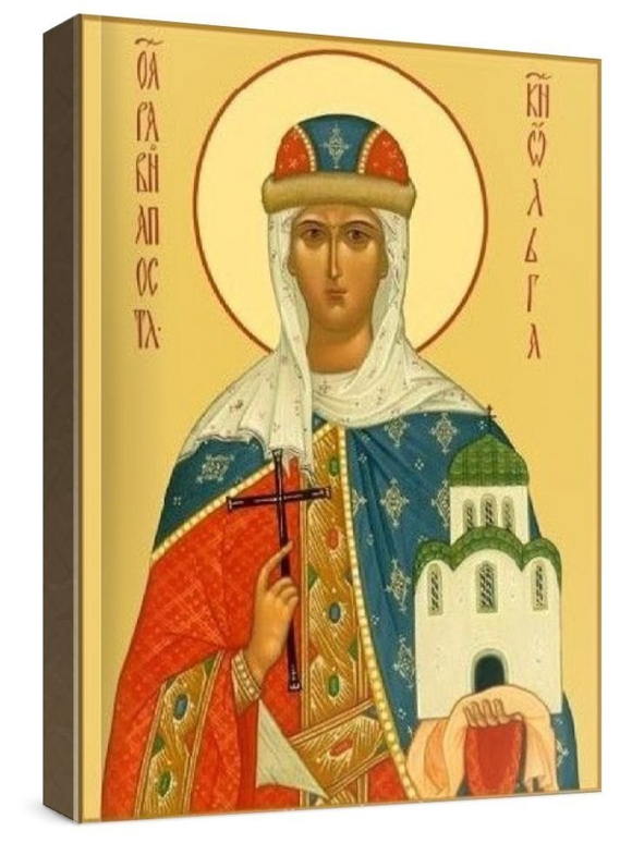 Ольга, княгиня (рукописная икона)