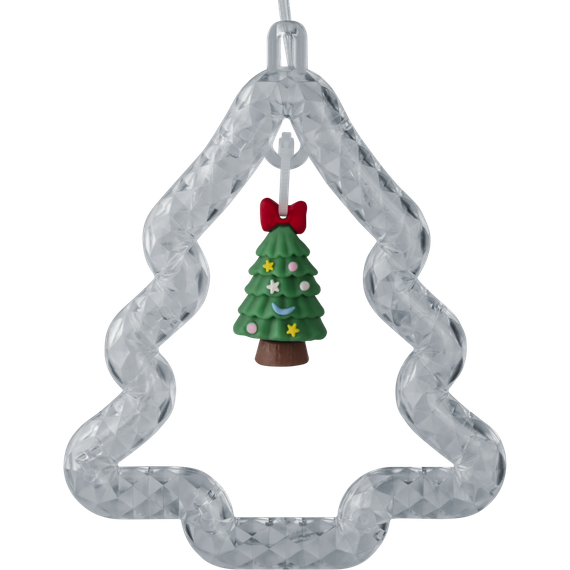 Гирлянда Бахрома "Звезды и Елки" 3*0,6м 38242