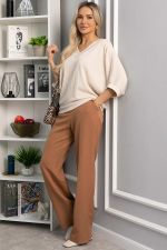 Джемпер трикотажный Джорджина (бежевый) Б14246-12М LT Collection