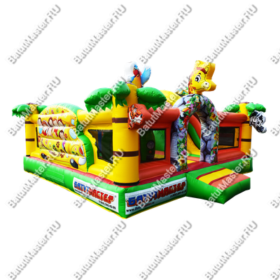 Коммерческий надувной батут "Сафари-экскурсия" 5*5*2,8 м