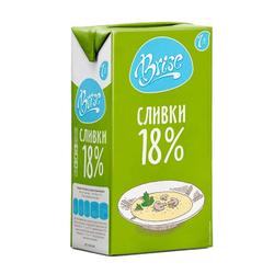 Сливки «Brise» 18% ультрапастеризованные - 1 л