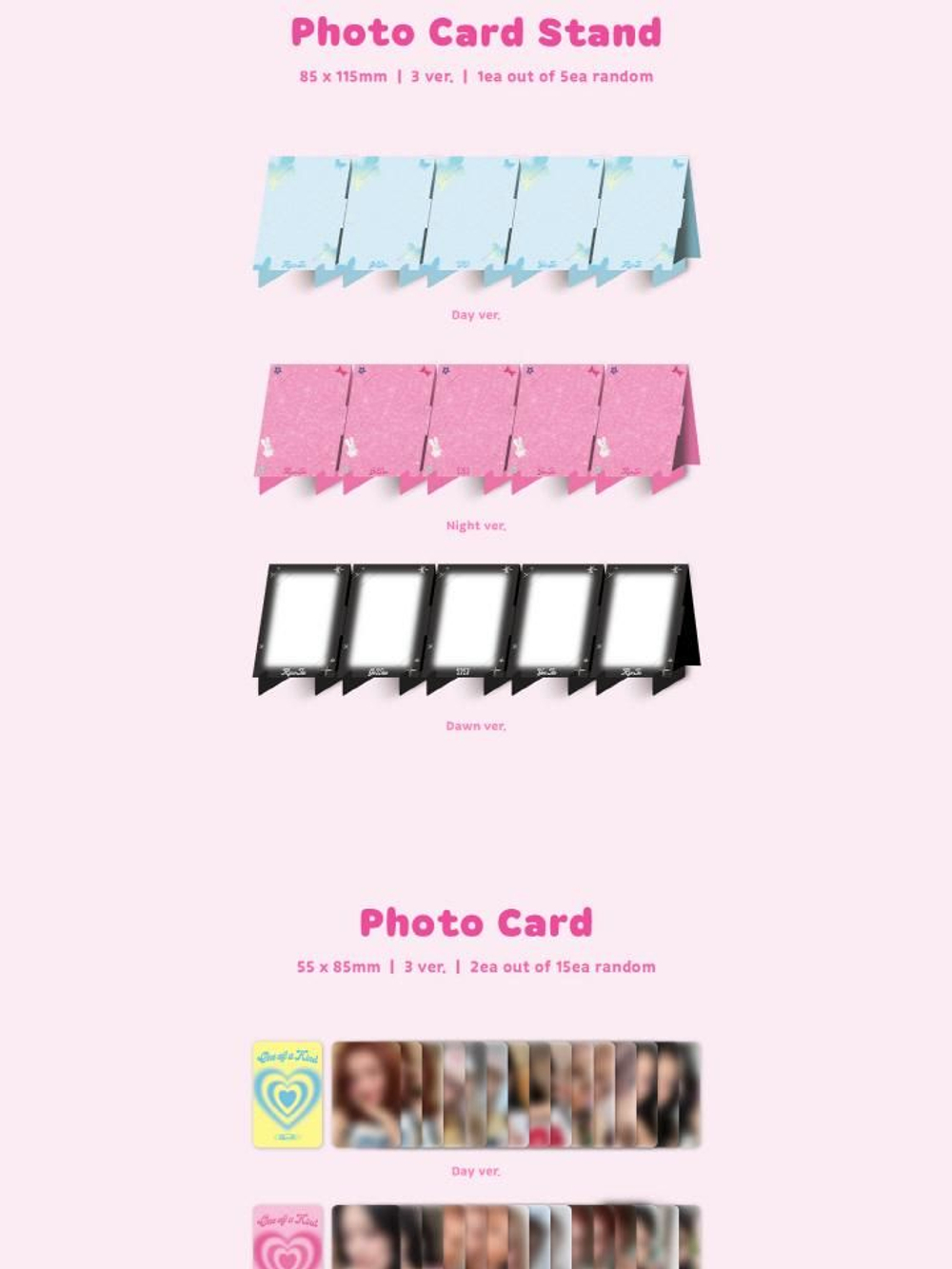 Альбом LOOSSEMBLE - ONE OF A KIND 2nd Mini Album 3 Version SET