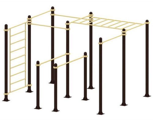 Спортивный комплекс шведская стенка + турник + брусья +рукоход 006 YSK89