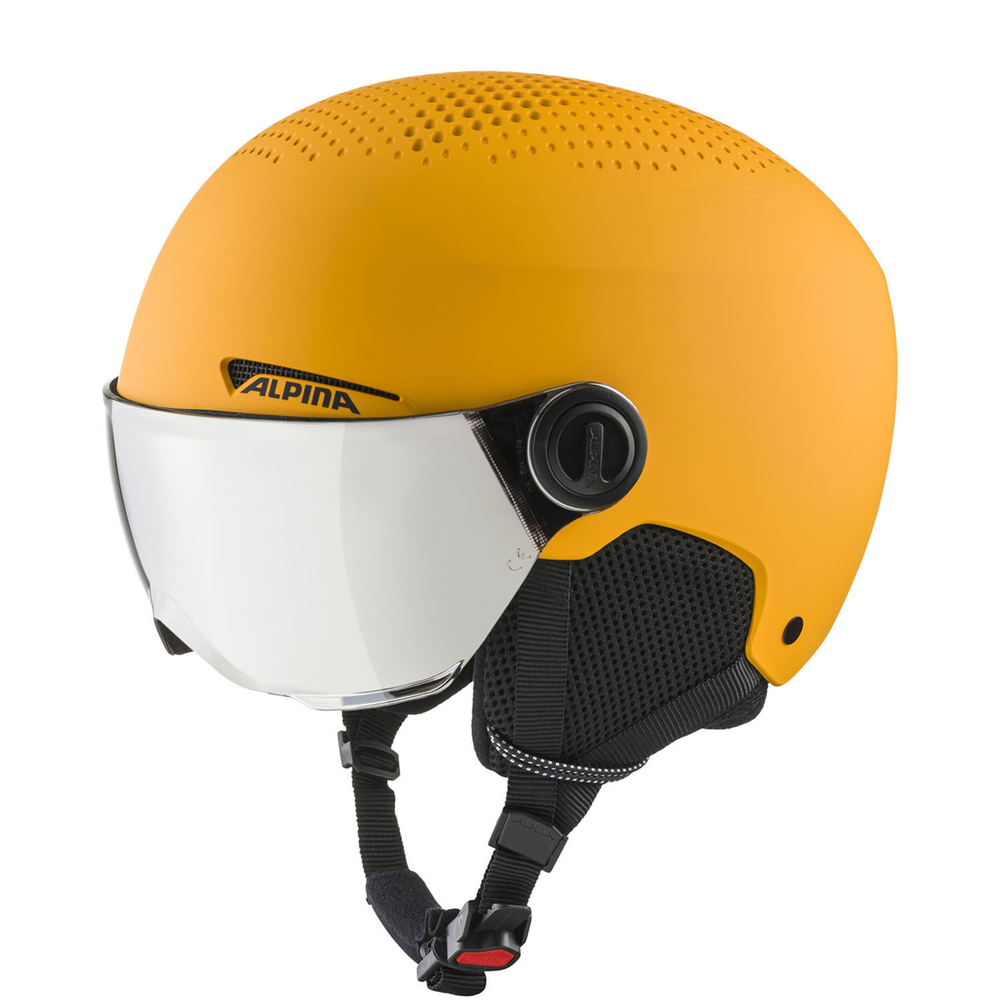 2025 Шлем с визором ALPINA Zupo Visor Q-Lite Burned-Yell.
