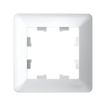 ATLASDESIGN AIR 1-постовая РАМКА, БЕЛЫЙ/дымчатый белый