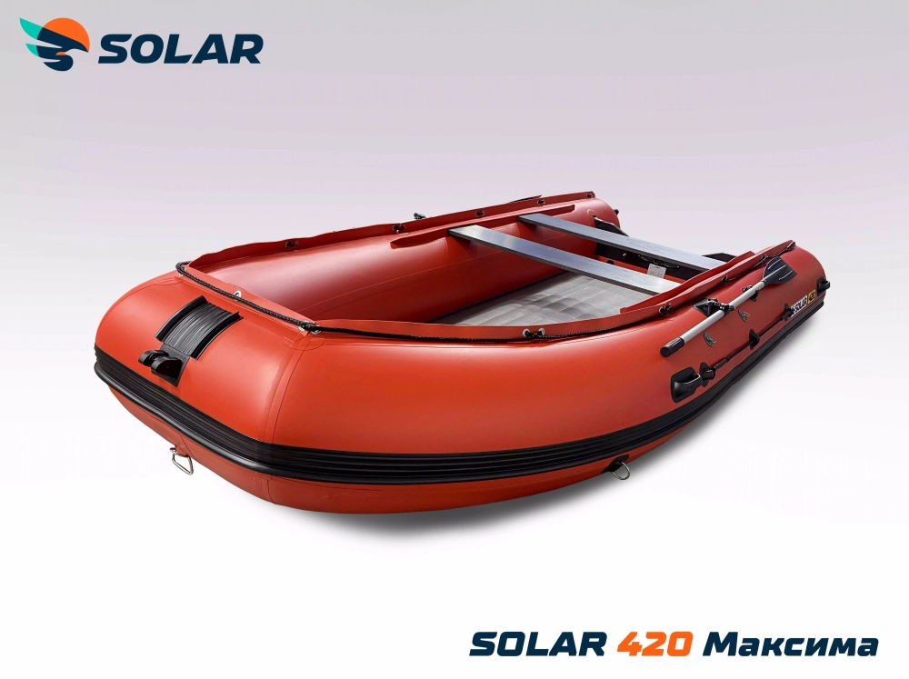 Лодка надувная моторная solar-420 к
