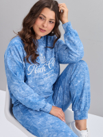 Костюм с брюками КБфл-90М/варенка-аквамарин-п