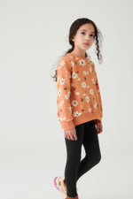 Легинсы с флисовой подкладкой для девочки Next A82-347, Черный