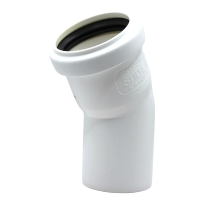 Отвод канализационный PRO AQUA STILTE Ø50x30°