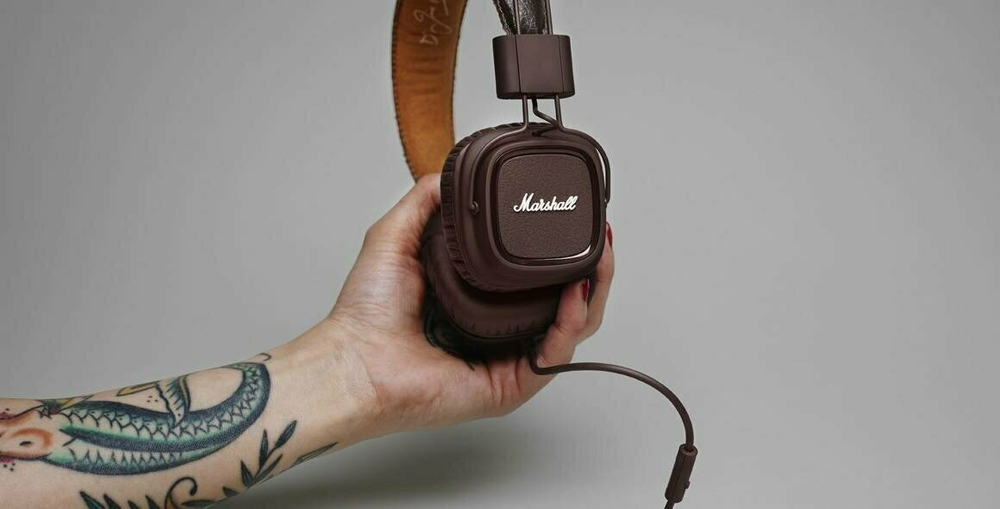 Беспроводные наушники и гарнитуры Marshall MAJOR IV Brown 4, mini jack 3.5 mm, Коричневый