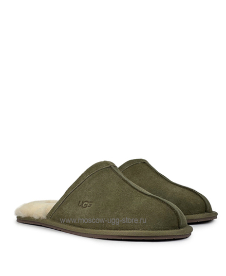 MENS SCUFF SLIPPER - burnt olive