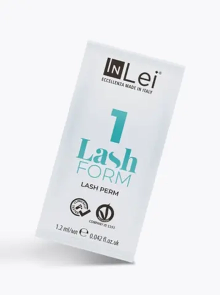 InLei® Перманентный состав для ресниц « Lash Form 1». Объем: 1,2 мл