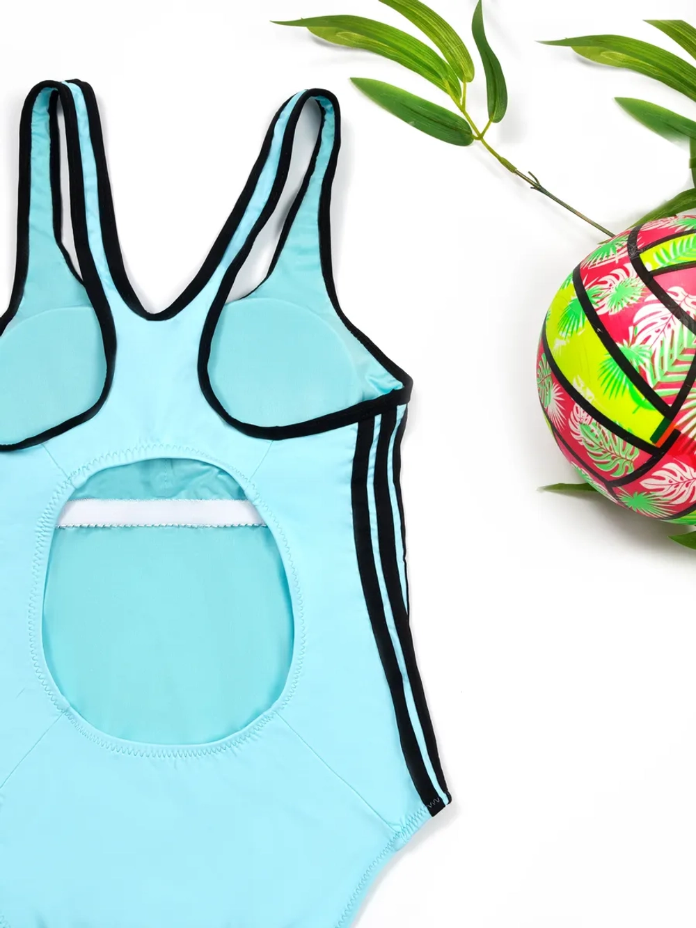 купальник слитный для бассейна спортивный утягивающий