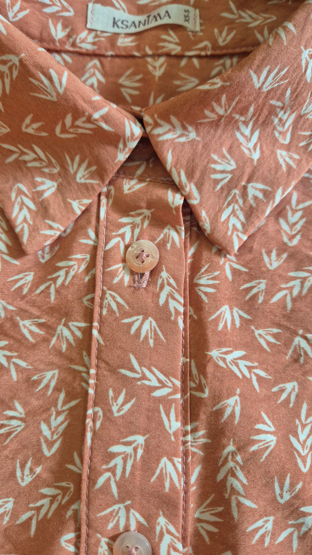 Блузка-Туника "Оранжевый принт"