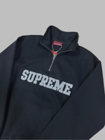 Свитшот на молнии Supreme #B622 (чёрн.)