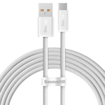 Type-C Кабель Baseus Dynamic Series Fast Charging Data Cable USB to Type-C 100W 2m - White