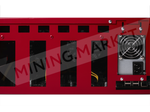 Тушка для майнинга на 8 видеокарт "RED-BITMAIN", стандарт