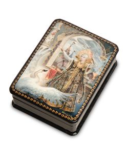 Народные промыслы ШК-19/22 Шкатулка в технике декупаж «Царевна лягушка» (10х8х3,5)