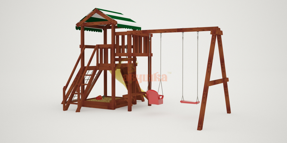 Детский игровой комплекс Савушка "Мастер" - 2 (с окраской)