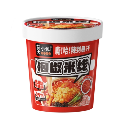 Лапша быстрого приготовления рисовая с маринованным перцем, острая