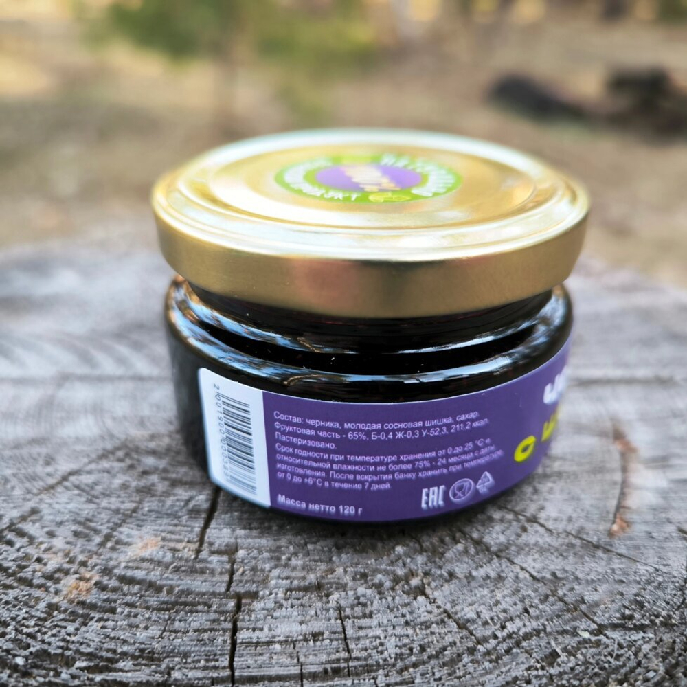 Десерт "Черника с шишкой" 120 гр.