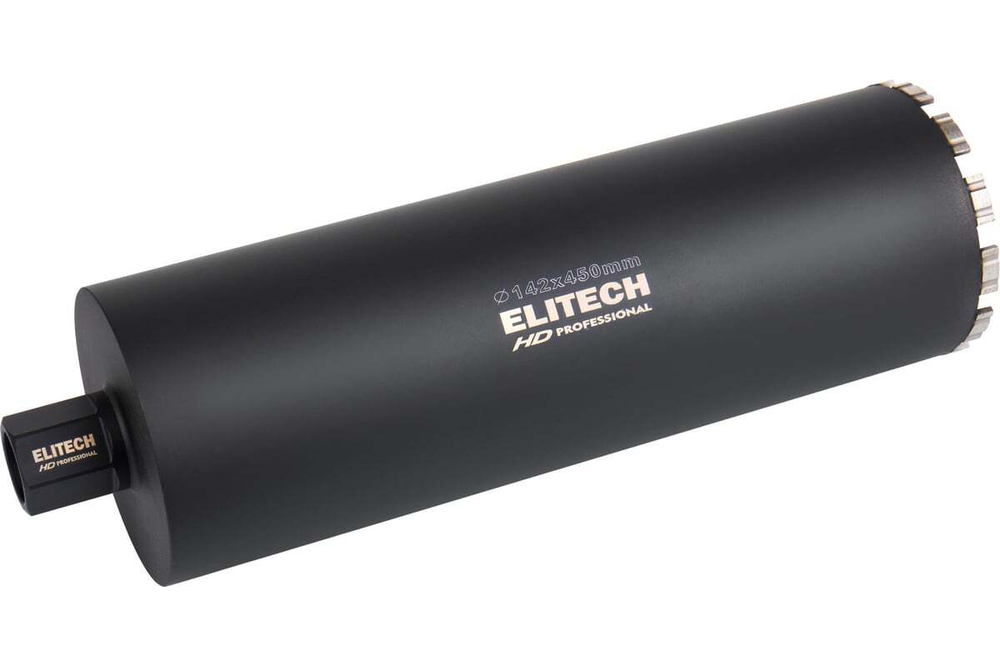 Коронка для алмазного бурения 142х450 мм 1110.012300 HD Elitech 206484