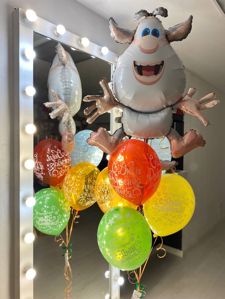 Воздушные шары разноцветные Буба №4207