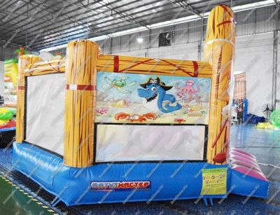 Коммерческий надувной батут "Весёлый пират"