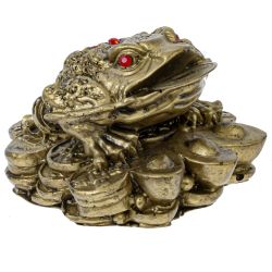 GAEM Фигурка декоративная "Лягушка денежная", L8 W7 H4,5 см