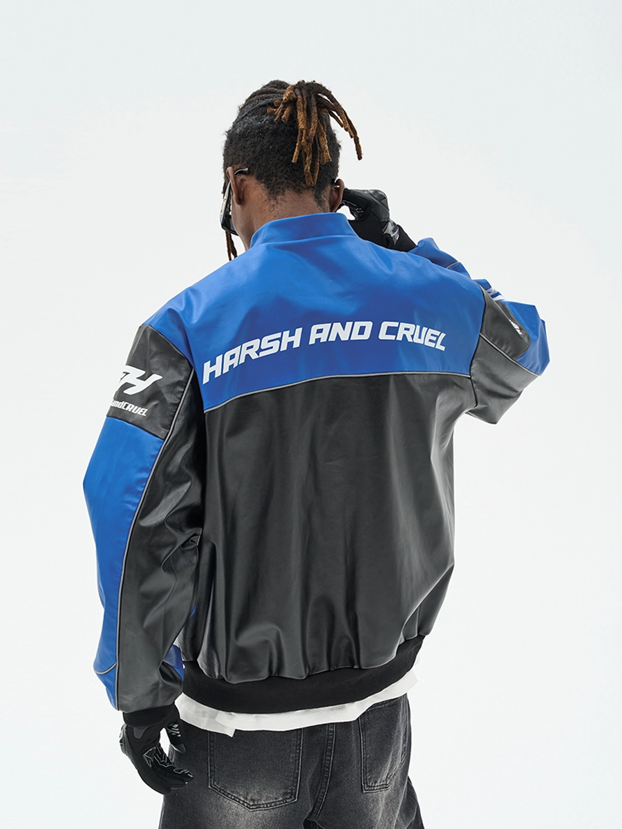 Куртка HARSHandCRUEL "Racing" V2 Leather Jacket