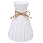 Ваза из пластика «Селин» 12*17см цвет белый