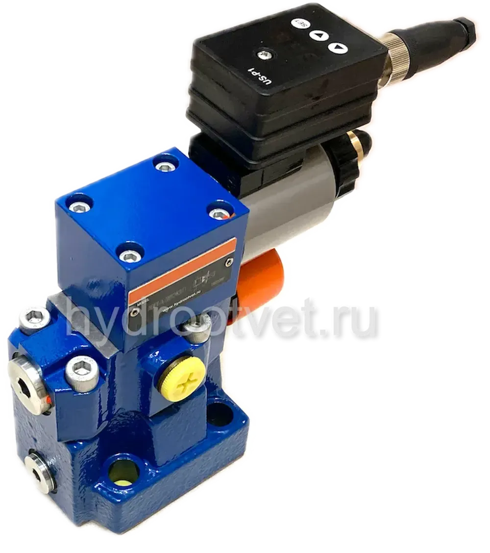 DBEME10-7X/315Y-8G24K31A1M - Пропорциональный предохранительный клапан со встроенным усилителем (OBE), Ду10, , регулировка давления до 315 бар, сигнал управления 0–10 В